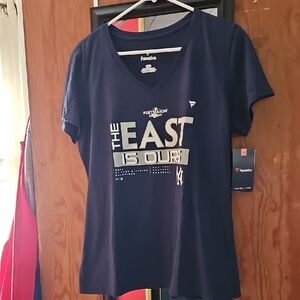 Fanatics Blue Graphic Crew Neck T-Shirt